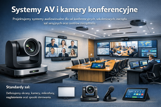 System AV w sali konferencyjnej