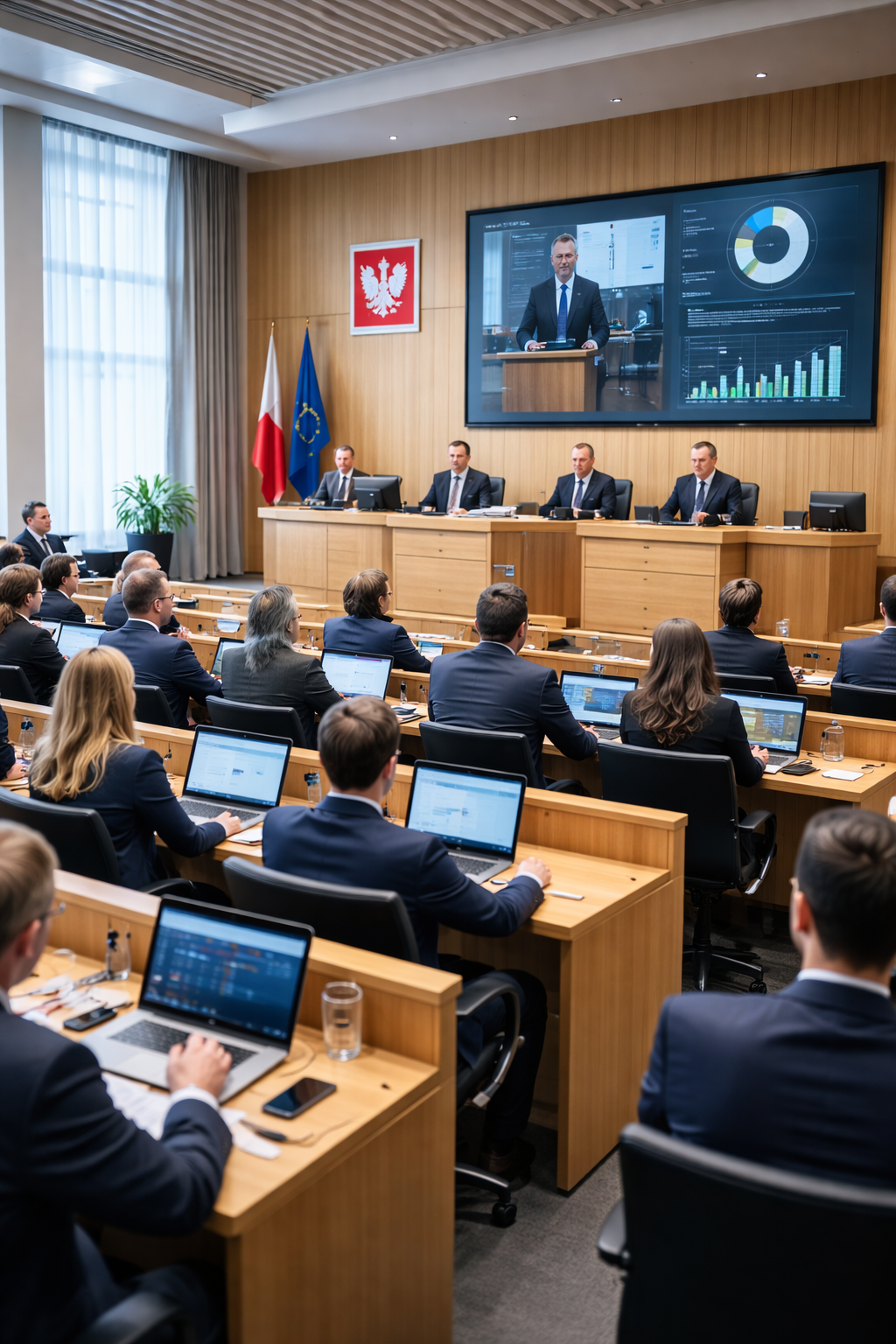 Sala sesyjna w urzędzie