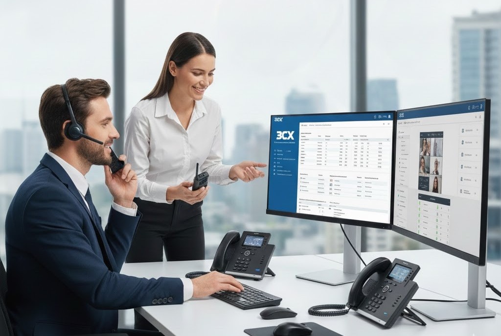 Telekomunikacja 3CX i telefony Yealink